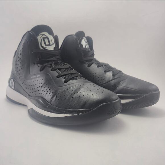ADIDAS D Rose 773 III Black Basketball Shoes Mens Size 6.5 - Picture 11 of 12